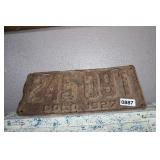 COLO 1927 LICENSE PLATE COLO 1927 LICENSE PLATE