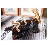 LOT OF THREE AVON PONY EXPRESS AND BUCKING HORSE LOT OF THREE AVON PONY EXPRESS AND BUCKING HORSE