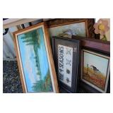 LARGE LOT OF FRAMED PRINTS LARGE LOT OF FRAMED PRINTS