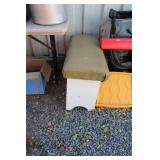 PADDED WOODEN BENCH PADDED WOODEN BENCH