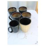 LOT OF SIX COFFEE MUGS LOT OF SIX COFFEE MUGS