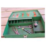 VTG. METAL TOOL BOX