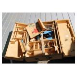 VTG. KIDS TOOL CABINET (MISSING PCS.) VTG. KIDS TOOL CABINET (MISSING PCS.)