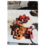 LARGE LOT OF PIPE CLAMPS LARGE LOT OF PIPE CLAMPS