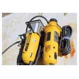 LOT OF TWO ELEC DEWALT ROTOZIP TOOLS