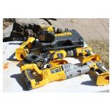 LARGE LOT OF 18V DEWALT TOOLS LARGE LOT OF 18V DEWALT TOOLS