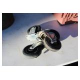 LOT OF FOUR HEAVY DUTY CASTER WHEELS LOT OF FOUR HEAVY DUTY CASTER WHEELS