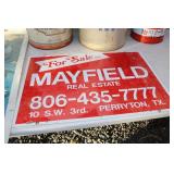METAL REAL ESTATE SIGN METAL REAL ESTATE SIGN