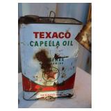 VTG. "TEXACO" CAPELLA OIL GAL CAN VTG. "TEXACO" CAPELLA OIL GAL CAN