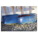 VTG. "DELCO BATTERIES"METAL SHELVES VTG. "DELCO BATTERIES"METAL SHELVES