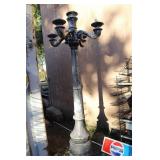 UNIQUE ALUM FOUR LAMP POLE UNIQUE ALUM FOUR LAMP POLE