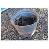 BUCKET FULL OF METAL ALLOY LETTERS BUCKET FULL OF METAL ALLOY LETTERS