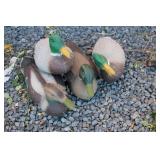 LOT OF FOUR PLASTIC MALLARD DUCK DECOYS