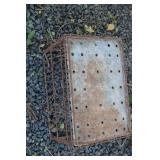 METAL MILK CRATE METAL MILK CRATE