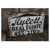 REAL ESTATE METAL SIGN REAL ESTATE METAL SIGN