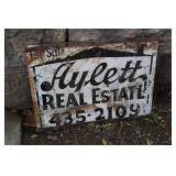 REAL ESTATE METAL SIGN