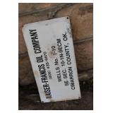OIL LEASE SIGN CIMMARON COUNTY OK OIL LEASE SIGN CIMMARON COUNTY OK