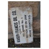 OIL LEASE SIGN MEADE COUNTY OIL LEASE SIGN MEADE COUNTY