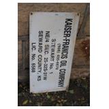 OIL LEASE SIGN SEWARD COUNTY OIL LEASE SIGN SEWARD COUNTY