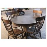 ANTQ KITCHEN TABLE AND FOUR CHAIRS ANTQ KITCHEN TABLE AND FOUR CHAIRS
