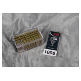 PARTIAL BOX CC1 22WMR AMMO 46 RDS. PARTIAL BOX CC1 22WMR AMMO 46 RDS.