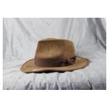 SUEDE FERDORA HAT SUEDE FERDORA HAT