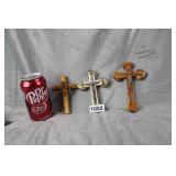LOT OF THREE CRUCFIXS LOT OF THREE CRUCFIXS