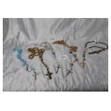 LOT OF FIVE ROSARY