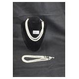 FAUX PEARL NECKLACES MADE IN JAPAN FAUX PEARL NECKLACES MADE IN JAPAN