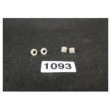 LOT OF TWO PAIR OF STUD EARRINGS LOT OF TWO PAIR OF STUD EARRINGS