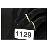 SILVER BRAIDED RINGS SIZE 7 SILVER BRAIDED RINGS SIZE 7