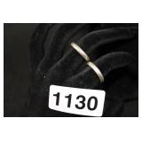 ENGRAVED SILVER WEDDING BANDS SIZE 5.5 ENGRAVED SILVER WEDDING BANDS SIZE 5.5