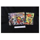 MARVEL COMIC BOOKS "CAPT. AMERICA" MARVEL COMIC BOOKS "CAPT. AMERICA"