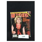 HIT PARADER FEATURING "OZZY OSBORNE" HIT PARADER FEATURING "OZZY OSBORNE"