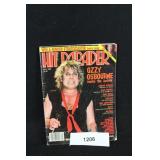 HIT PARADER FEATURING "OZZY OSBORNE"