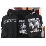 LOT OF FOUR GRAPHIC TEES SIZE MEDIUM LOT OF FOUR GRAPHIC TEES SIZE MEDIUM