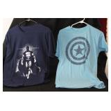 LOT OF TWO SUPERHERO TEE