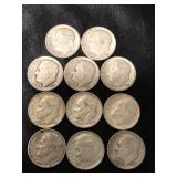 1940s, 1950s and 1960s dimes 1940s, 1950s and 1960s dimes