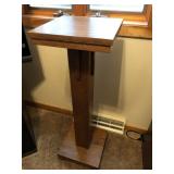 Oak plant stand