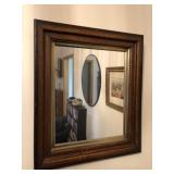 Oak framed mirror