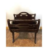 Vintage magazine rack