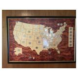 Framed states quarters complete