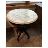 Marble top for leg table