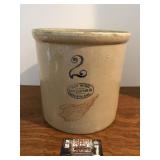 2 gallon red wing crock