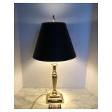 Brass table lamp