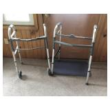 2-Walkers one with wheels