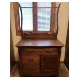 Oak wash stand