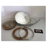 Embroidery hoops and miscellaneous