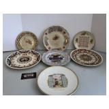 Calendar plates with advertising