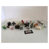 25 elephant figurines and others